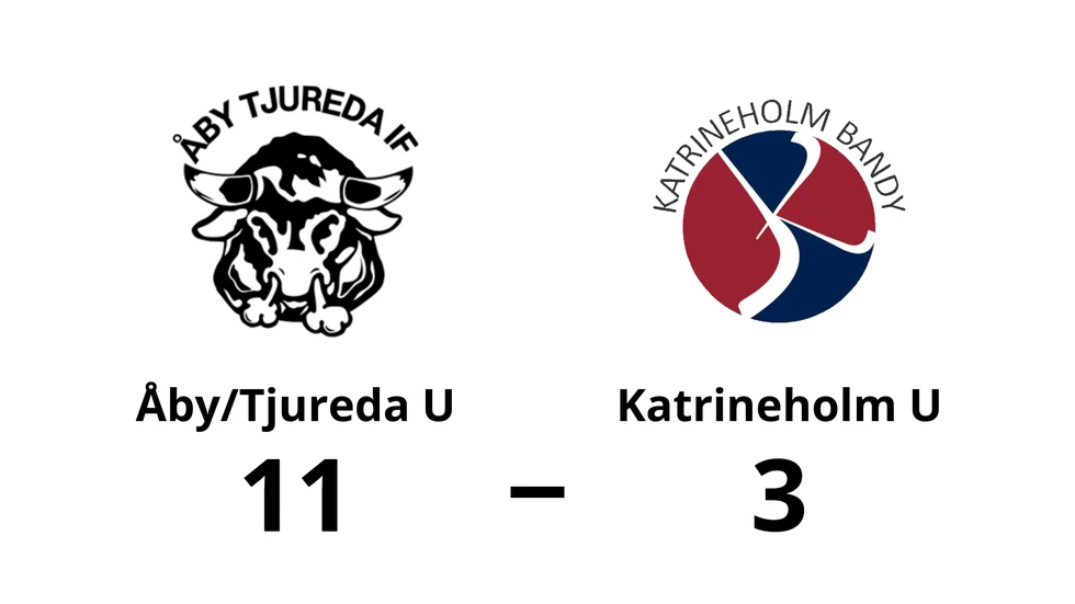 Åby/Tjureda U vann mot Katrineholm Bandy U