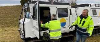 Corren provåker: Världens första elektriska bandvagn