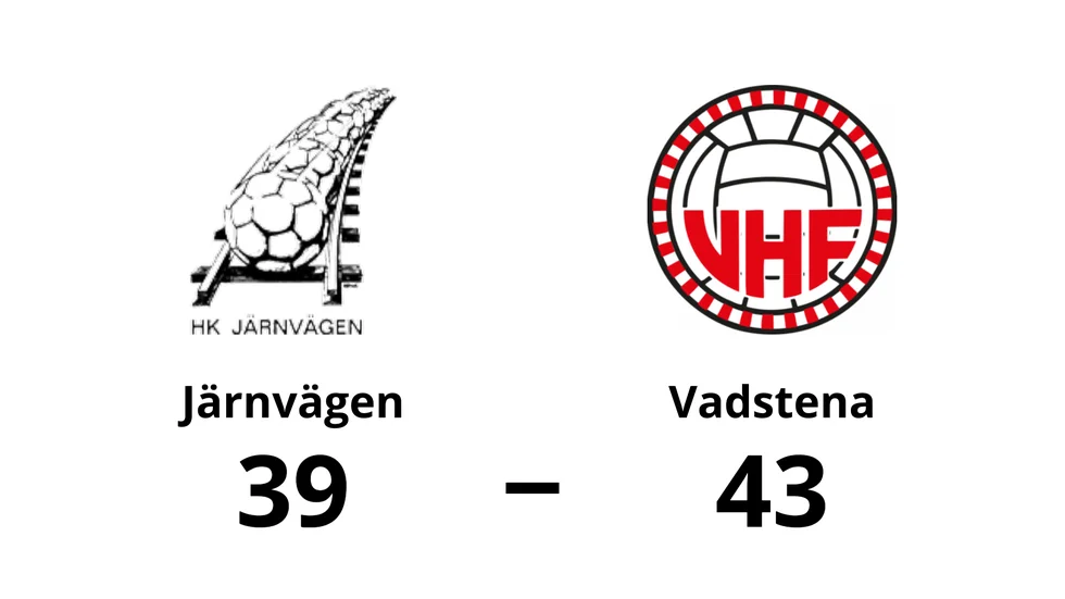 HK Järnvägen förlorade mot Vadstena HF