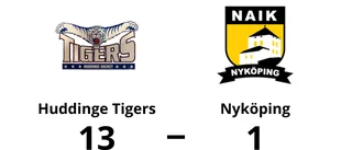 Nyköping chanslöst mot Huddinge Tigers