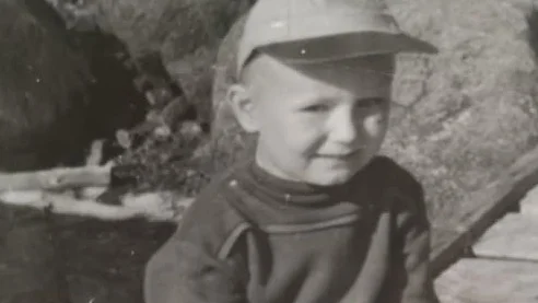 Lars-Göran, fem år.