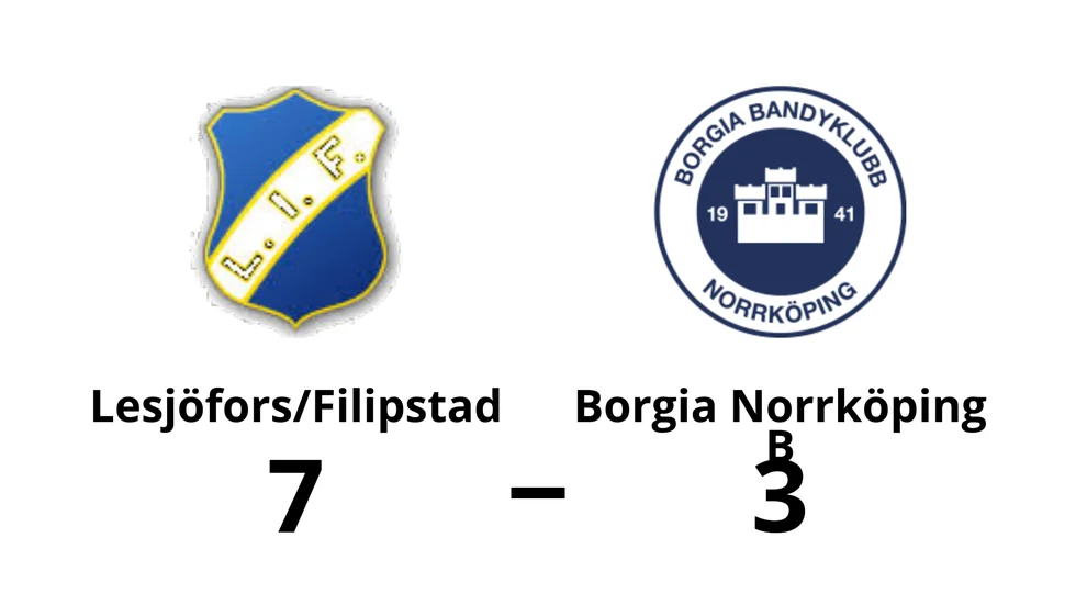 Lesjöfors/Filipstad vann mot Borgia Norrköping B