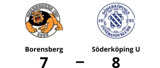Söderköping U för starka – Borensberg föll i förlängningen