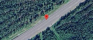 Stopp på E4 på grund av en singelolycka