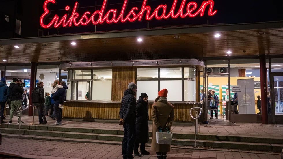 Eriksdalshallen på Södermalm i Stockholm.
