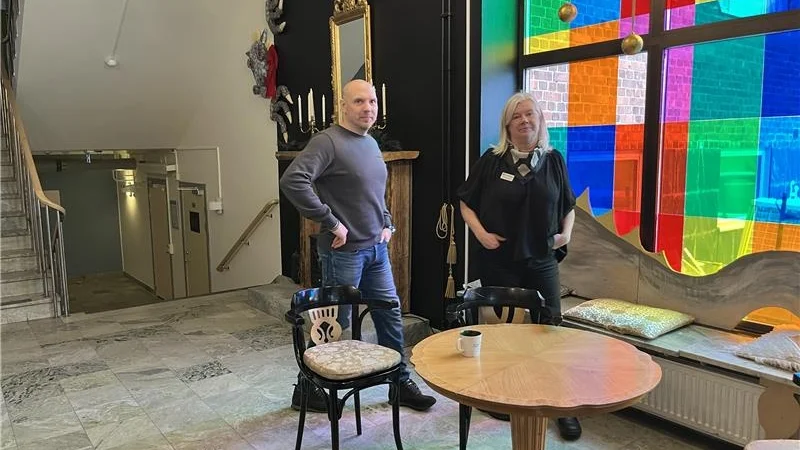 Thomas Hansson och Maria Bergenudd på Kulturskolan i Luleå är med på resan mot de nya lokalerna. "Men det är klart det är jobbigt lämna det här fina huset som vi varit i ända sedan 2007", säger Bergenudd.