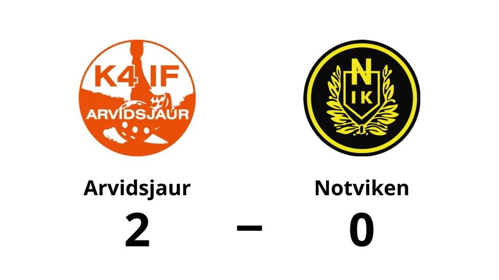 Arvidsjaur IF vann mot Notvikens IK