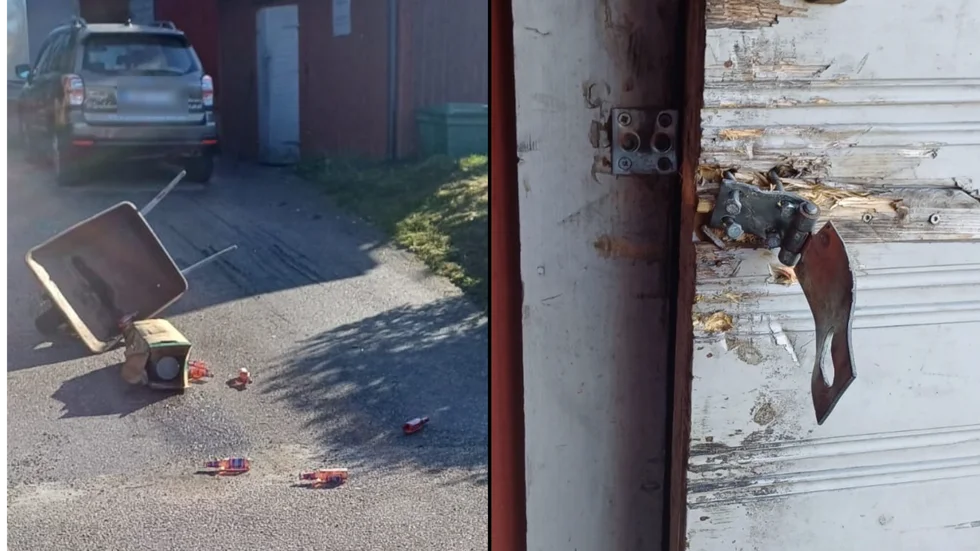 Efter helgens inbrott låg stöldgods på uppfarten till Frösjö wärdshus lastkaj: "Inbrottstjuvarna blev troligen avbrutna", säger kocken Thomas Österman.