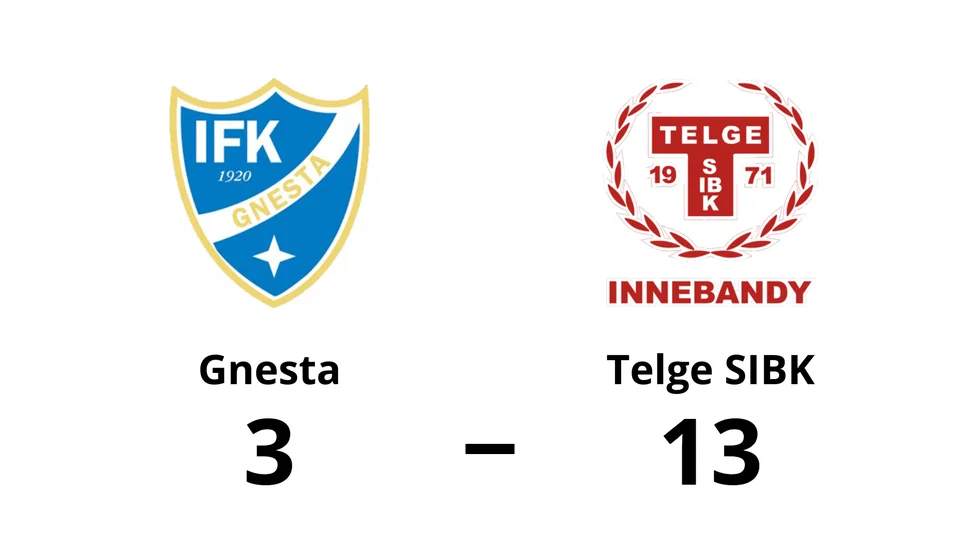 IFK Gnesta förlorade mot Telge SIBK D2