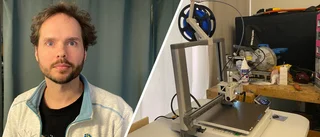 Martin 3D-printar föremål – för att hjälpa Ukraina