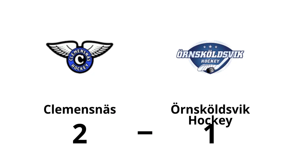 Clemensnäs HC vann mot Örnsköldsvik Hockey