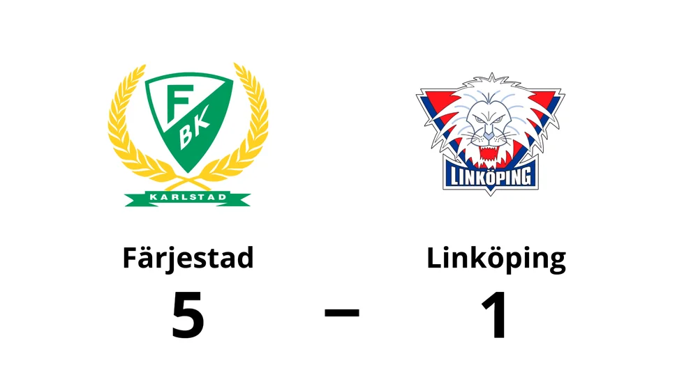 Färjestads BK vann mot Linköping HC
