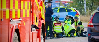 Man påkörd av lastbil i Norrköping – har livshotande skador