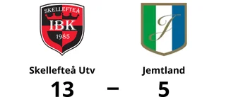 Storseger för Skellefteå Utv hemma mot Jemtland
