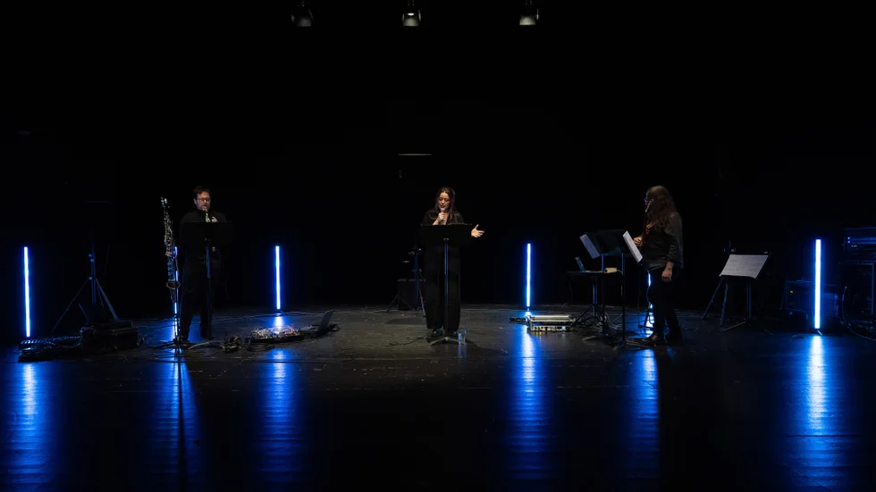 "Underjorden" är en modern skildring av myten om Psyche och Cupido. Under torsdagskvällen hade hörspelet urpremiär på Studio Acusticum i Piteå.