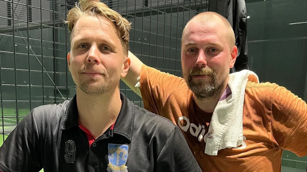 Bröderna Österberg, Gustav och Kristoffer, är division 1-mästare för tredje gången i rad på Tenaci i Vadstena.