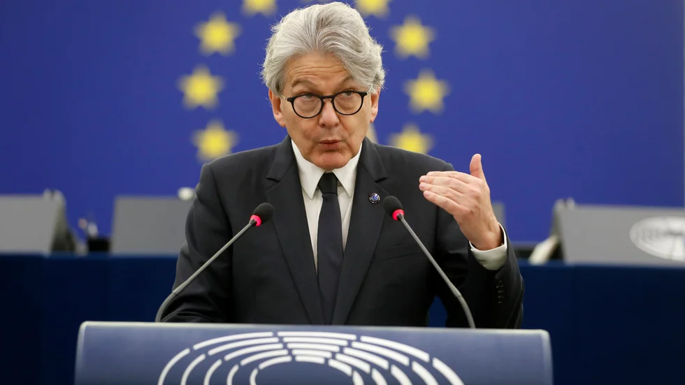 Nya utsläppskrav för fordon ska presenteras av EU:s inremarknadskommissionär Thierry Breton. Arkivbild.