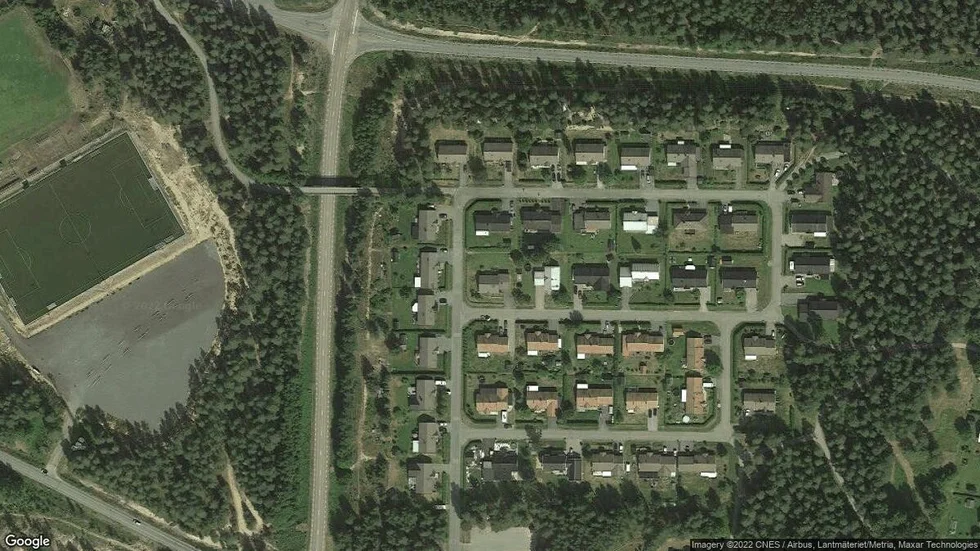 Området kring Spelvägen 8