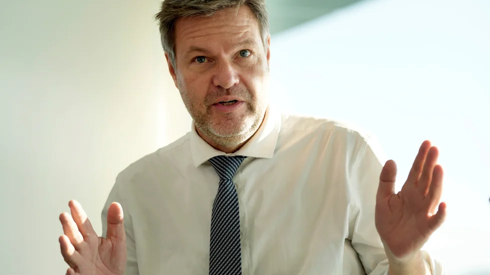 Tysklands näringsminister och vicekansler Robert Habeck.