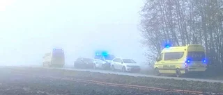 Helikopter kraschade på åker – två döda