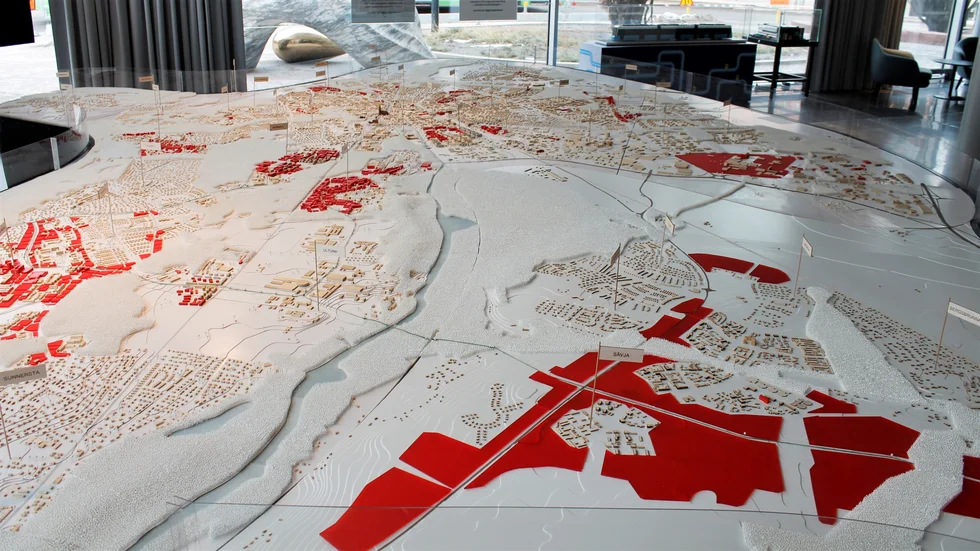 I sydöstra staden planeras många bostäder att byggas.