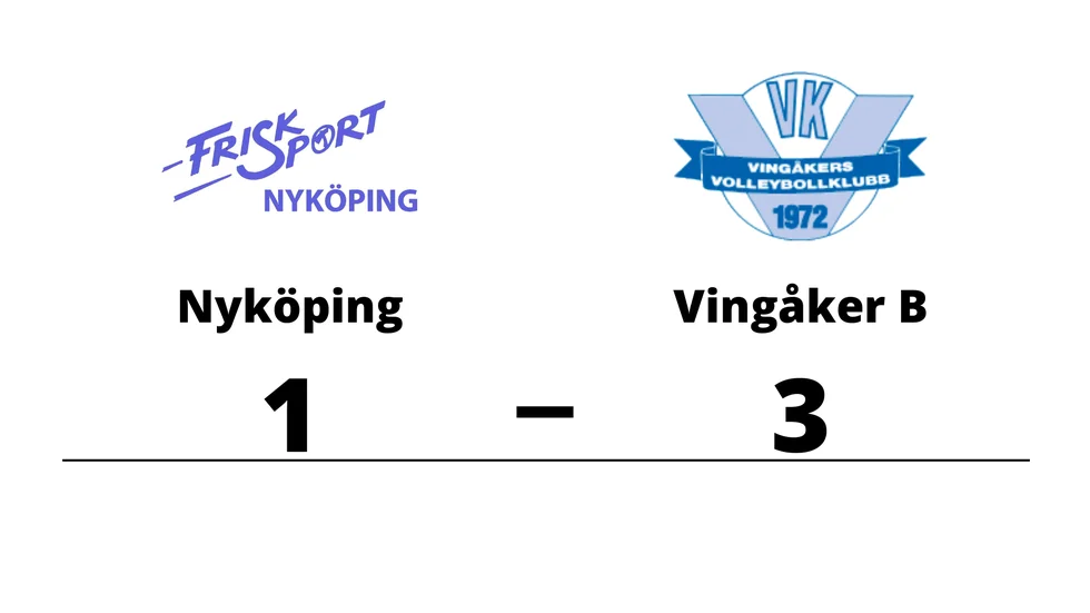 Nyköpings FK förlorade mot Vingåker B