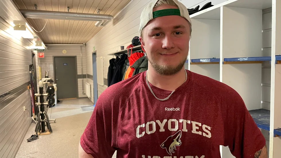Edwin Enstrand gjorde hattrick i lördagens match.