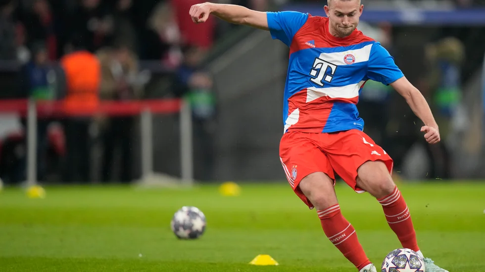 Matthijs de Ligt och fyra andra spelare har blivit sjuka och missar Nederländernas EM-kvalmatcher mot Frankrike och Gibraltar. Arkivbild.