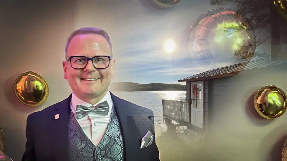 Peder Ledin, mäklare på Fastighetsbyrån i Boden gläds åt fjolårets ökning av försäljningspris av fler fritidshus.