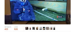 SVT-reportern livesände – två meter från "bomben"
