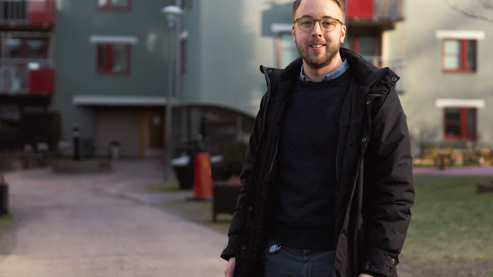 Carl Andersson säger att han stortrivs i rollen som förvaltare vid Stångåstaden. 