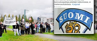 Finska lejonen vädjar till demonstranter