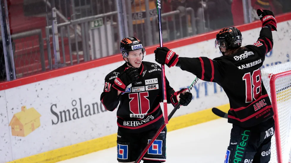 Linus Öberg och Rodrigo Abols blev målskyttar. Arkivbild.