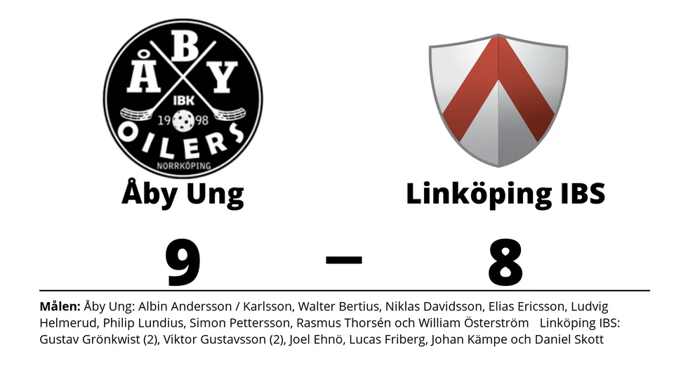 Åby IBK Ungdom vann mot Linköpings IBS