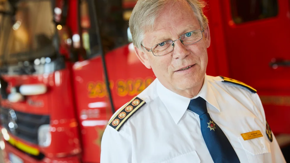  Lars Göran Uddholm, chef för räddningstjänsten på Gotland.