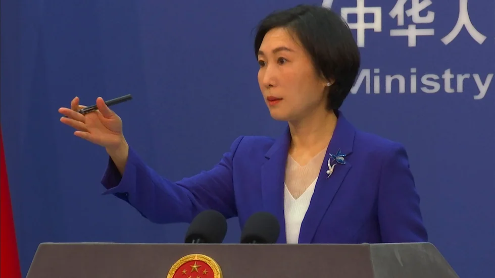 Mao Ning från det kinesiska utrikesdepartementet fördömer restriktioner för kineser. Arkivbild.