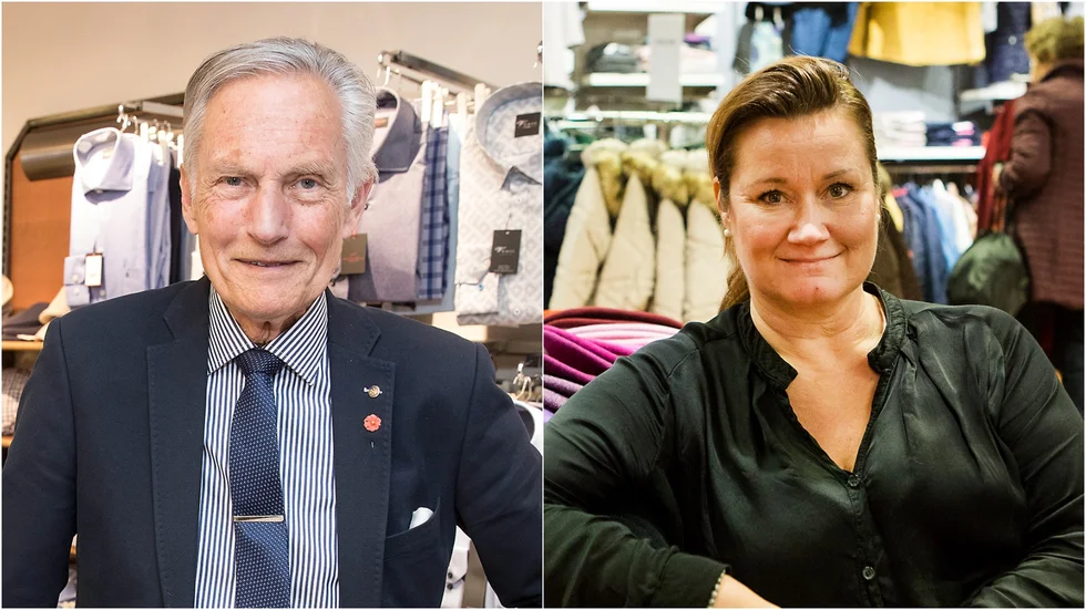 Hans G Winberg och Jaana Olsson blev sist ut som ordföranden för den nu avvecklade köpmannaföreningen Katrineholm handel.