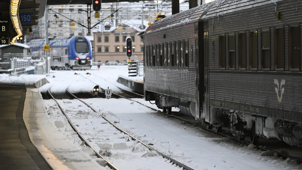 Historiskt sett är februari en tuff månad för tågen, då vädret sliter på tågen. Arkiv.