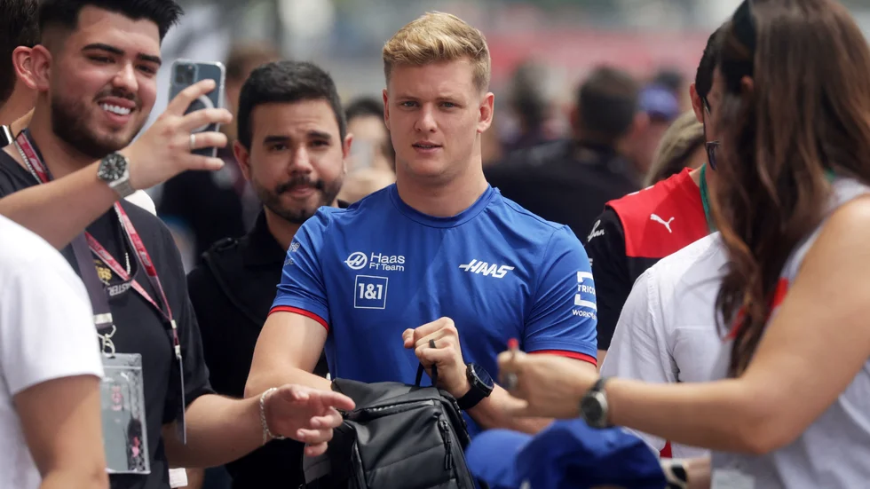 Mich Schumacher kommer till Pite havsbad.