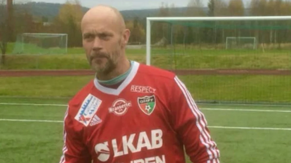 Tillbaka. Comeback i målet blev det för Peter Härstedt, 51 år gammal.
