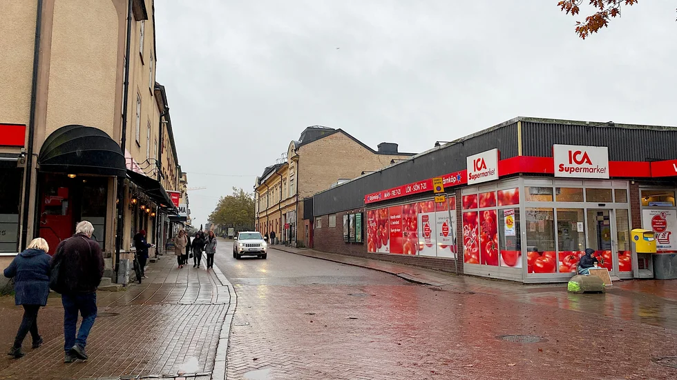 Nu finns planer på att göra Torggatan mellan Ica Stjärnköp och Stora torget enkelriktad och till ett gångfartsområde.