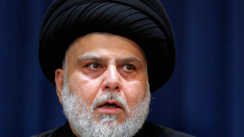 Den shiitiska ledaren Muqtada al-Sadr är mannen bakom stormningen av den svenska ambassaden i Bagdad. Arkivbild.
