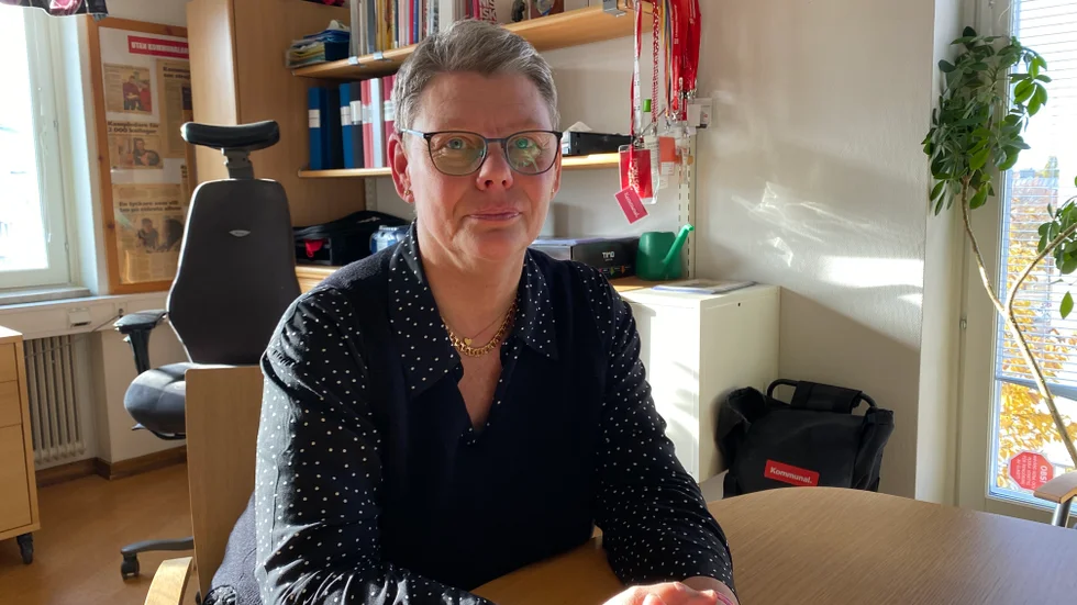 Majlene Westerberg, sektionsordförande i Kommunal i Enköping och Håbo.
