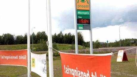 Bensinkrig i Piteå
under tian