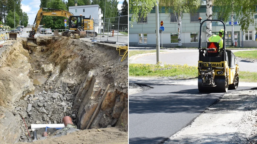 Det börjar med grävning för vattenledningar och slutar med asfaltering. Här berättar vi om sådana kommunala satsningar under 2023.
