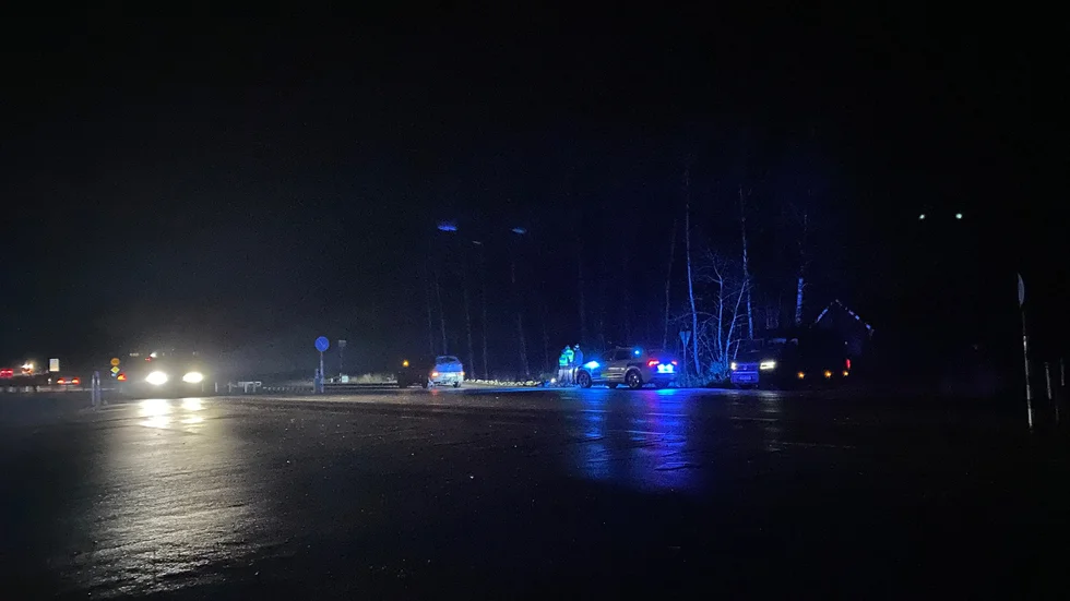 Trafikolycka väg 70.
