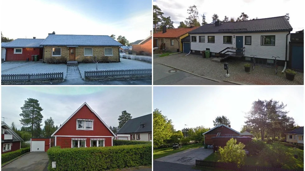 Tryséns Gränd 14, Utmarksvägen 14, Blidvägen 270 och Småstigen 6