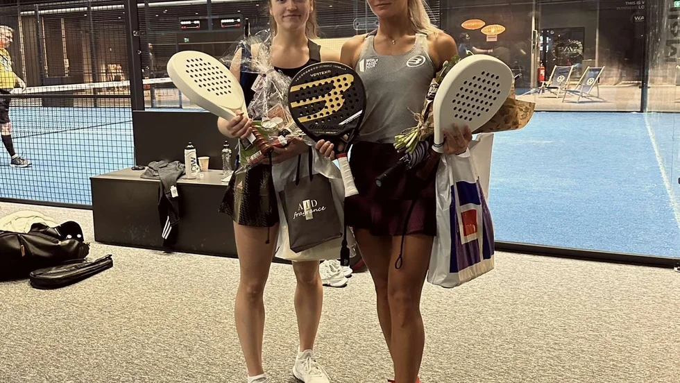 Nathalie Söderqvist och Anna Rummel vann damernas klass b.