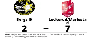 Tung förlust när Bergs IK krossades av Lockerud/Mariestad