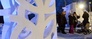 Rekordintresse för att göra snöskulpturer